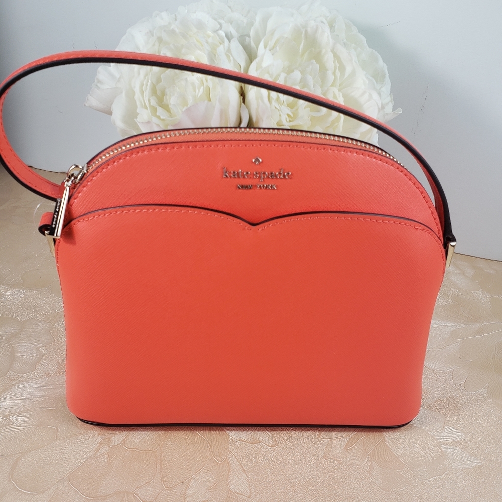 Kate spade Payton medium dome Red crossbody